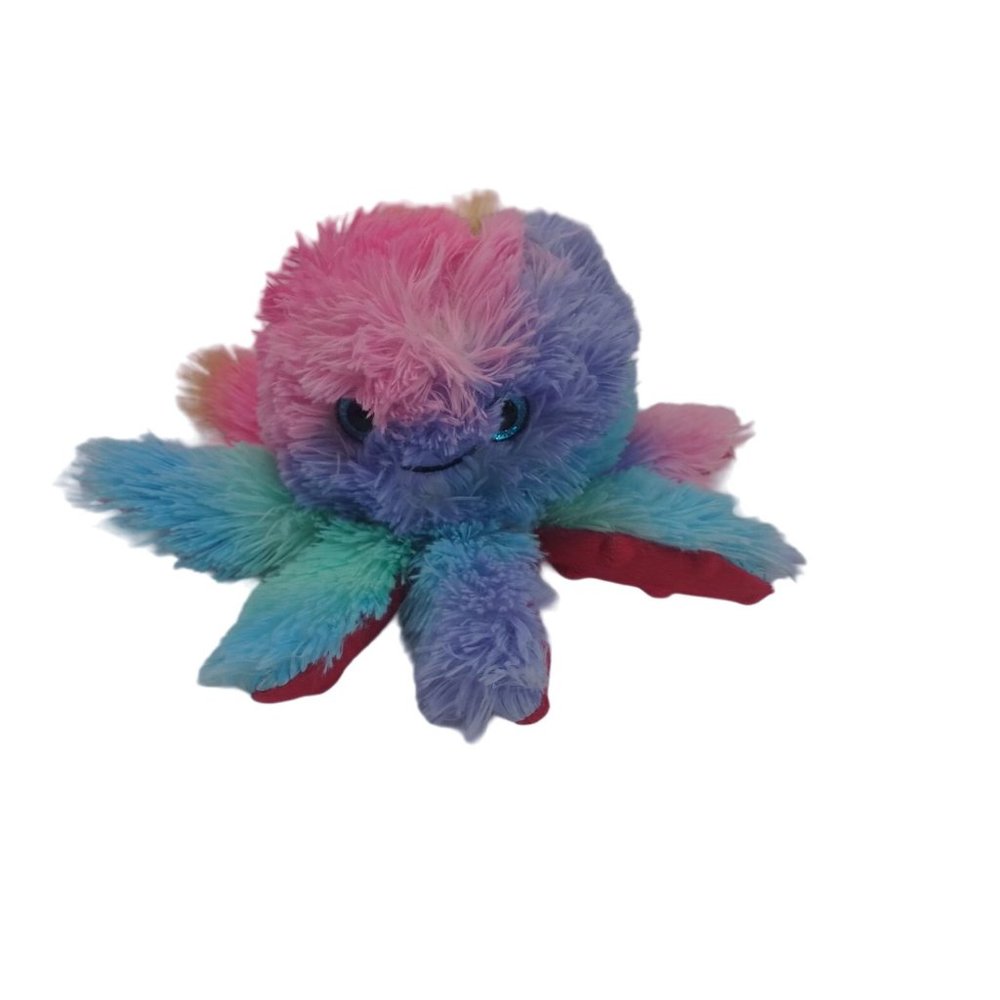 S Rainbow Octopus 8" Soft Plush Walmart Tie-Dye Stuffed Animal